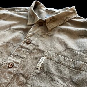 Columbia River Lodge Men's Short Sleeve Shirt Size XL